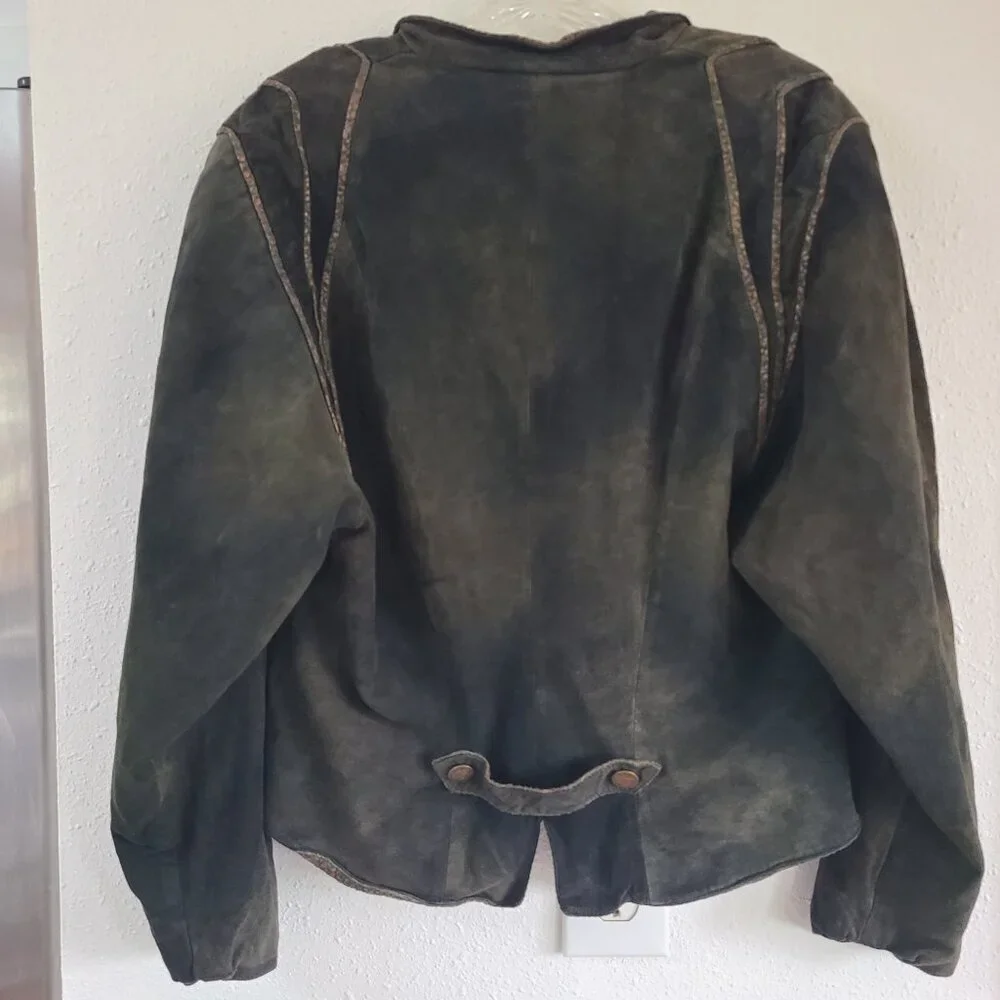 Vintage Zeiler Fritz Lichtenauer Traditional German Oktoberfest Suede‎ Outfit M
